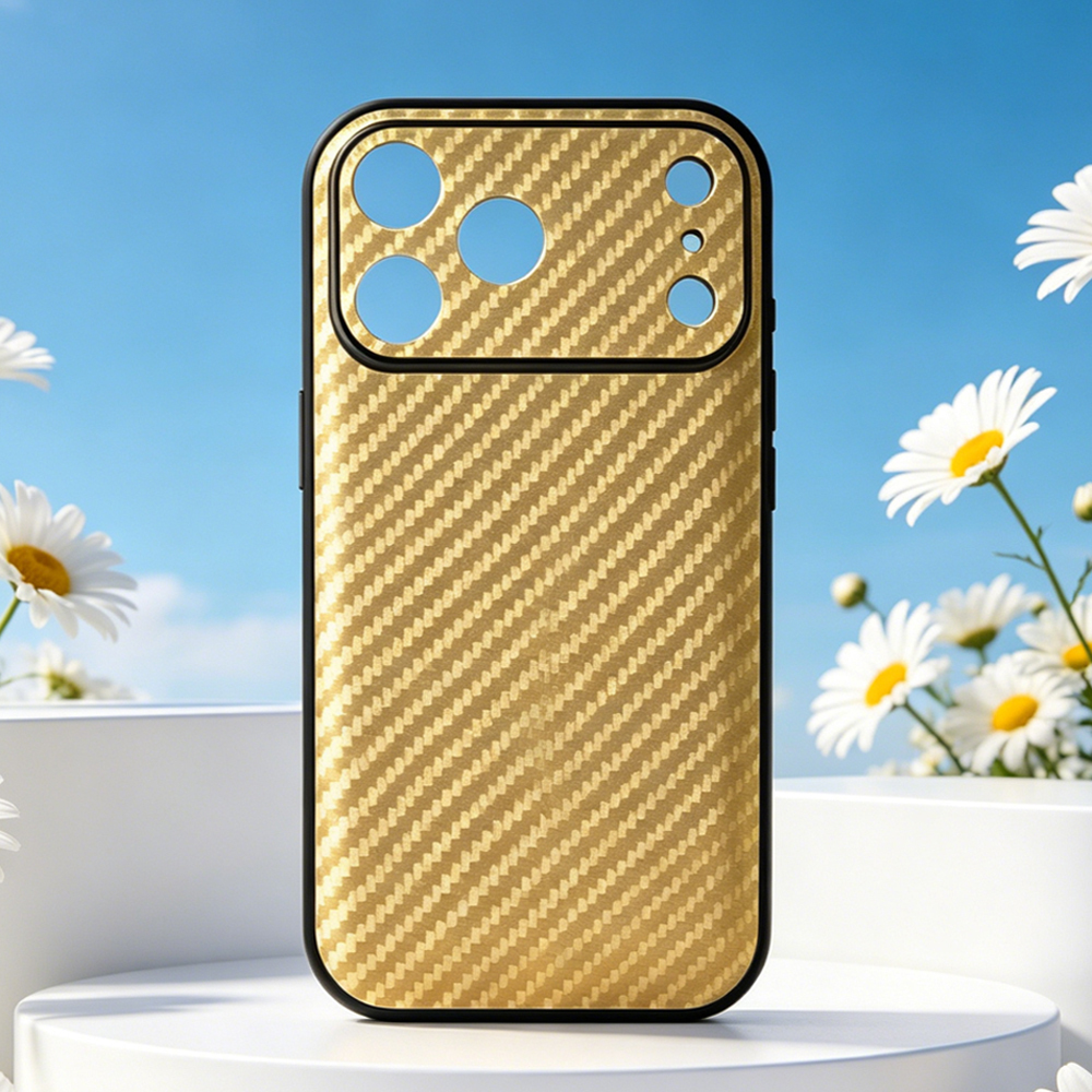 Laser Engraving PU Leather Phone Case For iPhone 17 16 15 14 Pro Max 6 Styles Carbon Fiber Dual Layer Shockproof Cover Shell