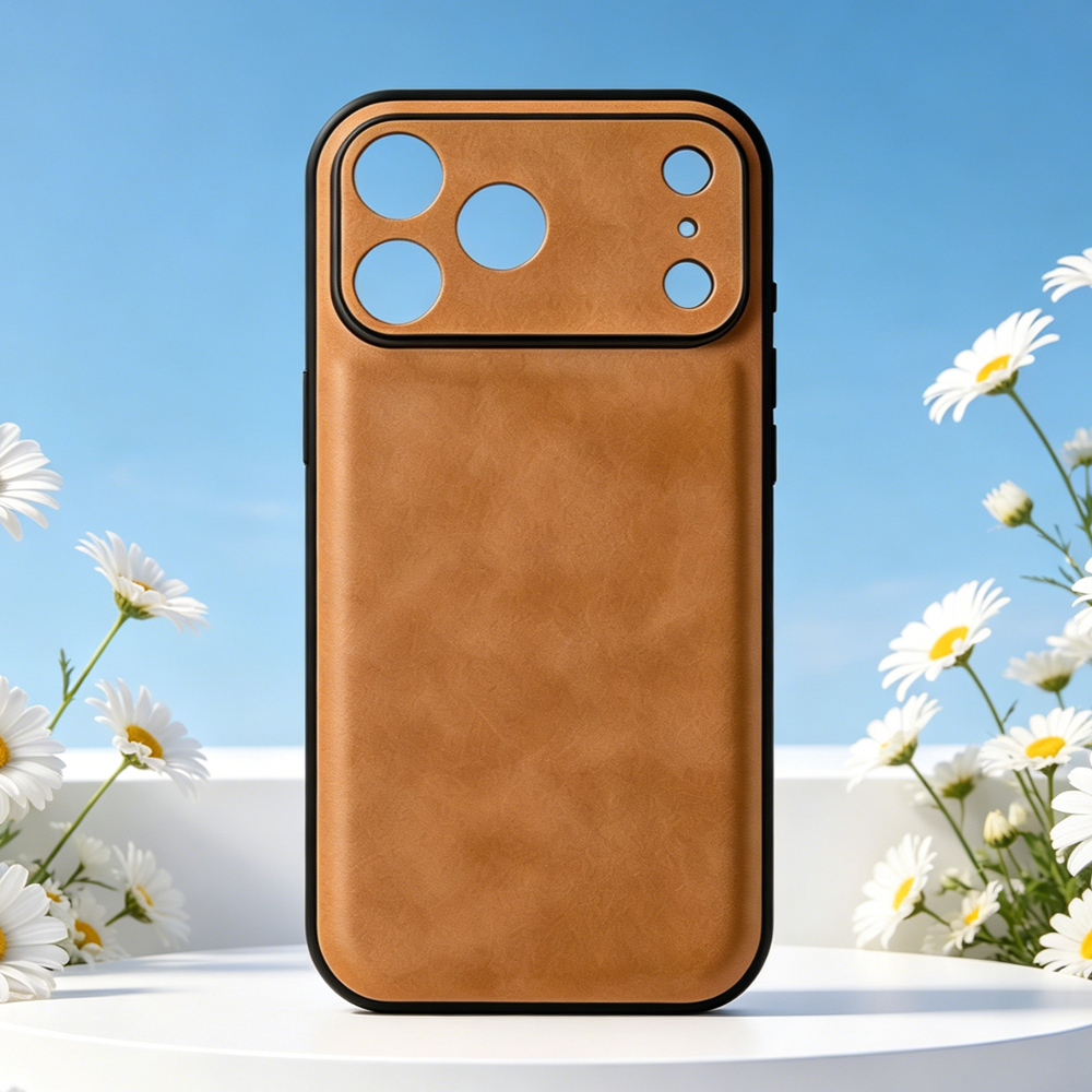 Laser Engraving PU Leather Phone Case For iPhone 17 16 15 14 Pro Max 6 Styles Carbon Fiber Dual Layer Shockproof Cover Shell