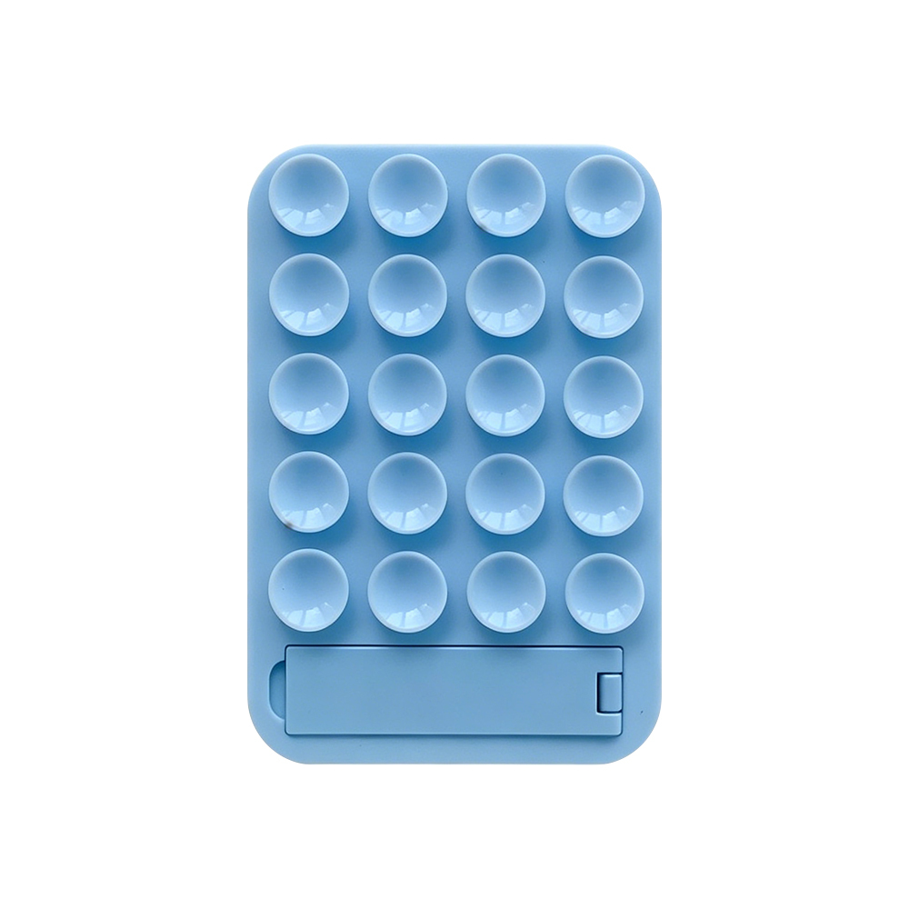 Silicone Suction Phone Holder 3 In 1 Vacuum Suction Cup Phone Stand Foldable Kickstand Wall Mount 10 Macaron Colors Universal