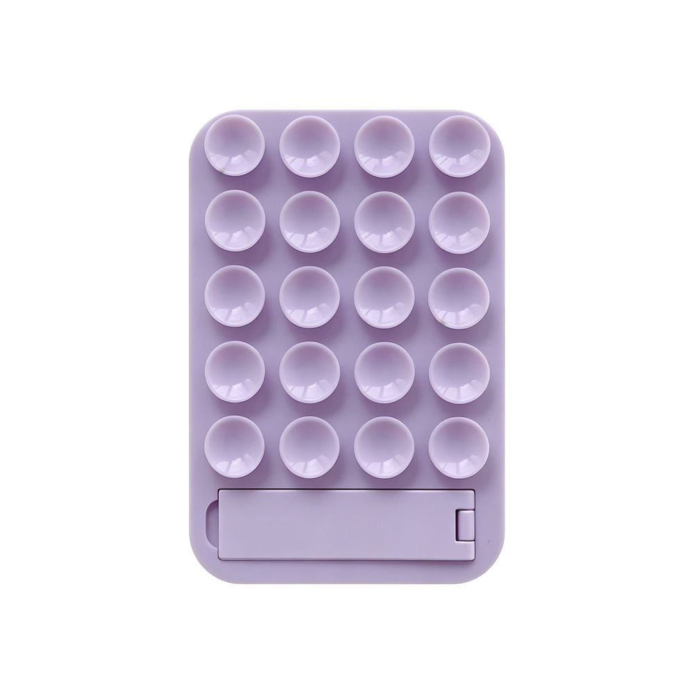 Silicone Suction Phone Holder 3 In 1 Vacuum Suction Cup Phone Stand Foldable Kickstand Wall Mount 10 Macaron Colors Universal