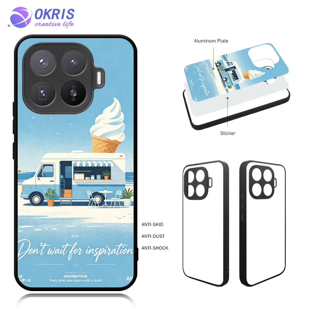 For Xiaomi 17 Max 5G Sublimation Phone Case Blanks - DIY Custom 2D TPU Phone Cover Protetcive Phone Shell for Xiaomi 17