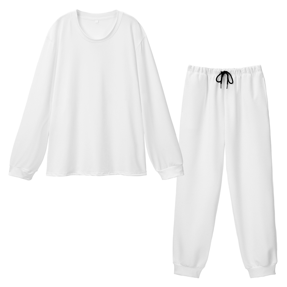 Custom Full Print Pajamas Set Long Sleeve Top Pants 2 Piece Family Matching Sleepwear DIY Photo Pattern Couple Kids Nightwear