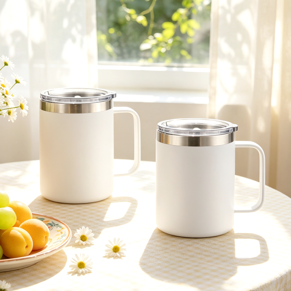 Wholesale Sublimation Stainless Steel Bottle Blanks DIY Custom Water Cups Vacuum Insulated Tumbler with Lid Straw for Gift Promo