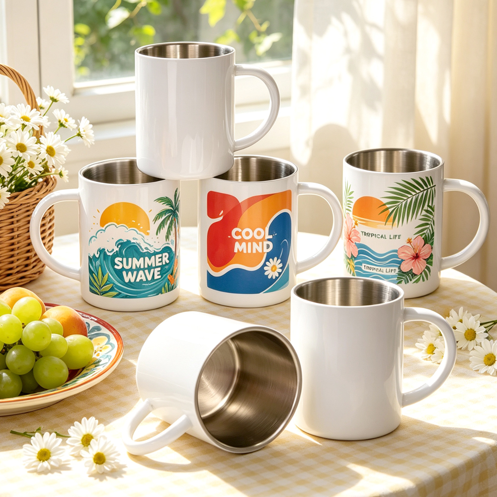 Wholesale Sublimation Stainless Steel Bottle Blanks DIY Custom Water Cups Vacuum Insulated Tumbler with Lid Straw for Gift Promo