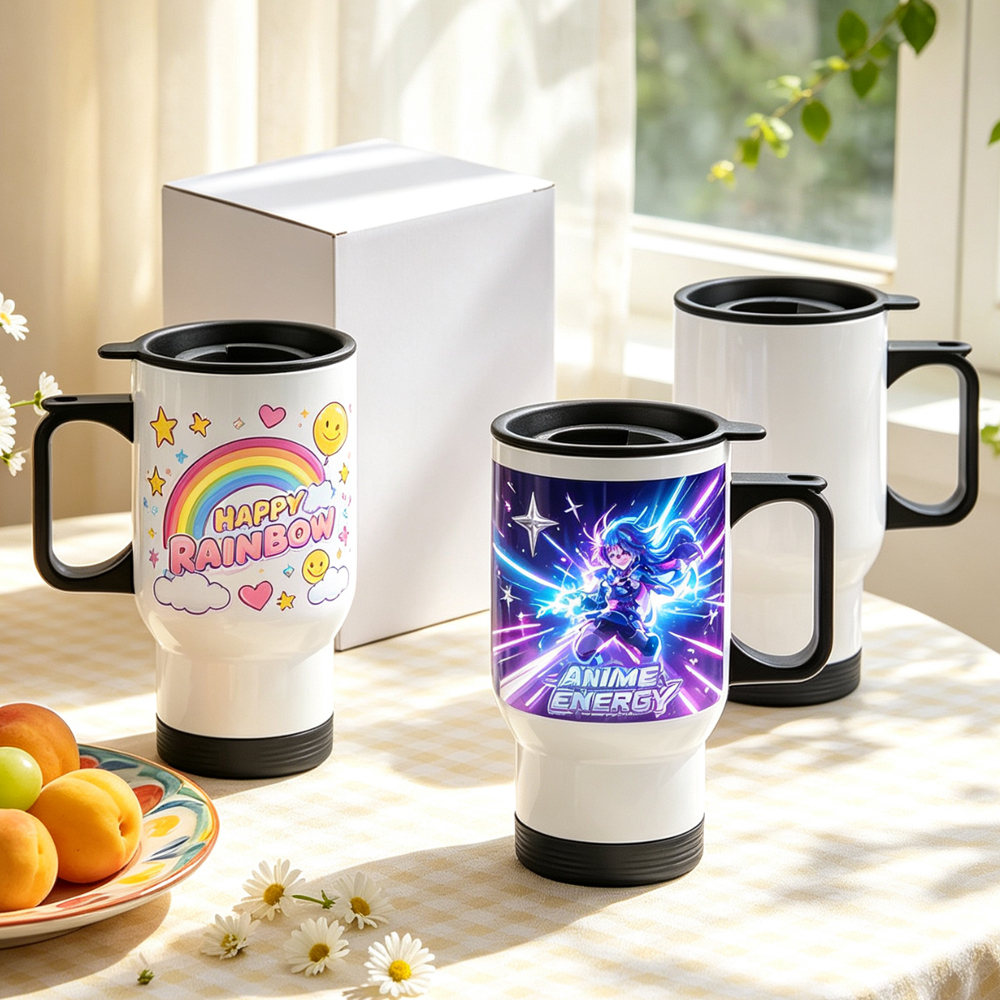 Wholesale Sublimation Stainless Steel Bottle Blanks DIY Custom Water Cups Vacuum Insulated Tumbler with Lid Straw for Gift Promo