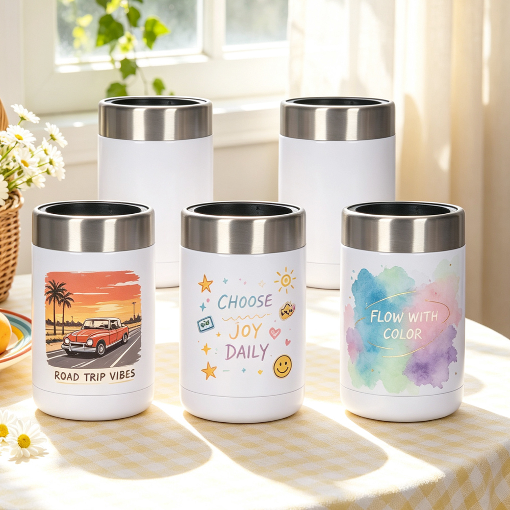 Wholesale Sublimation Stainless Steel Bottle Blanks DIY Custom Water Cups Vacuum Insulated Tumbler with Lid Straw for Gift Promo