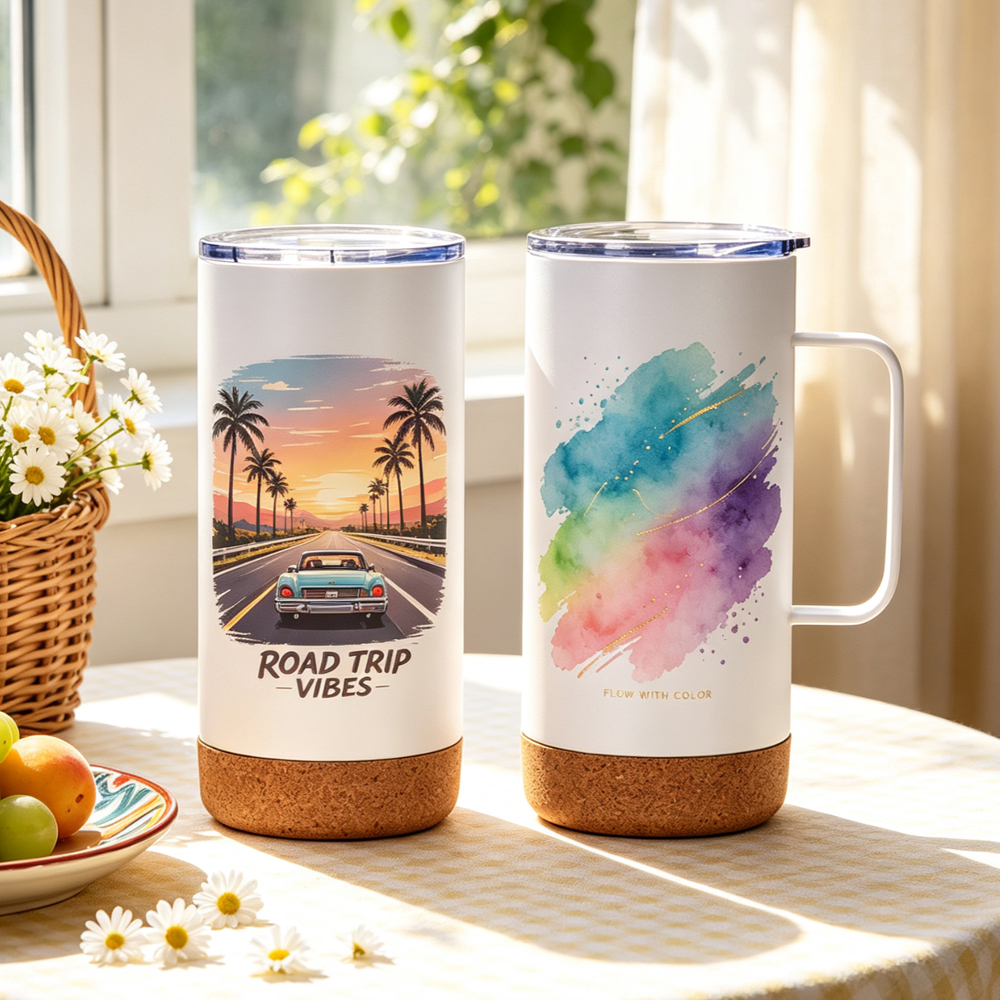 Wholesale Sublimation Stainless Steel Bottle Blanks DIY Custom Water Cups Vacuum Insulated Tumbler with Lid Straw for Gift Promo