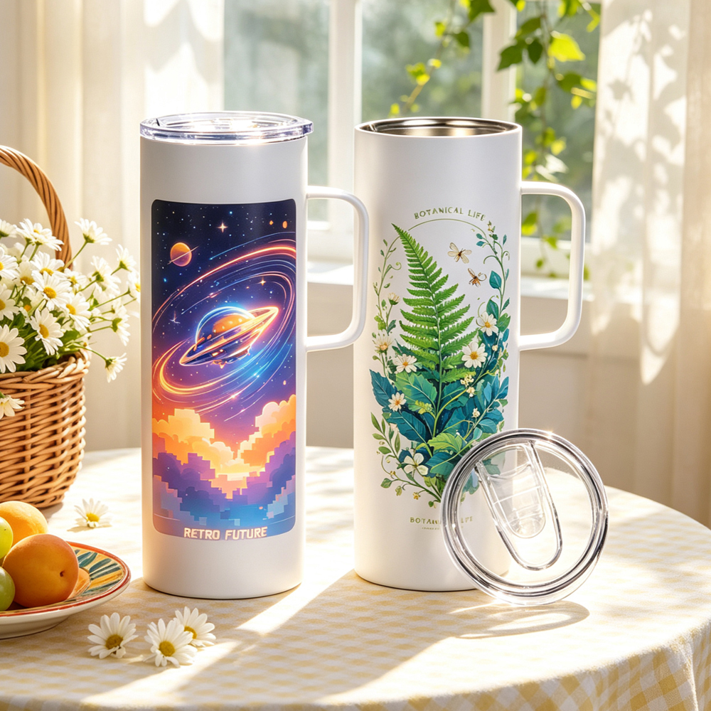 Wholesale Sublimation Stainless Steel Bottle Blanks DIY Custom Water Cups Vacuum Insulated Tumbler with Lid Straw for Gift Promo