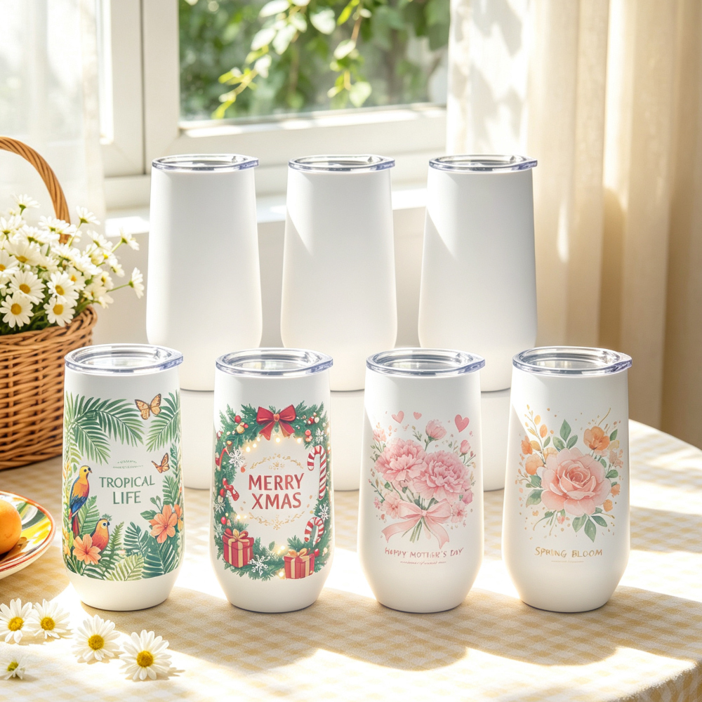 Wholesale Sublimation Stainless Steel Bottle Blanks DIY Custom Water Cups Vacuum Insulated Tumbler with Lid Straw for Gift Promo