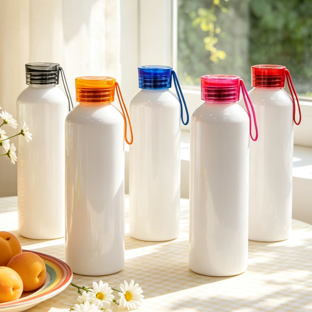 Wholesale Sublimation Stainless Steel Bottle Blanks DIY Custom Water Cups Vacuum Insulated Tumbler with Lid Straw for Gift Promo