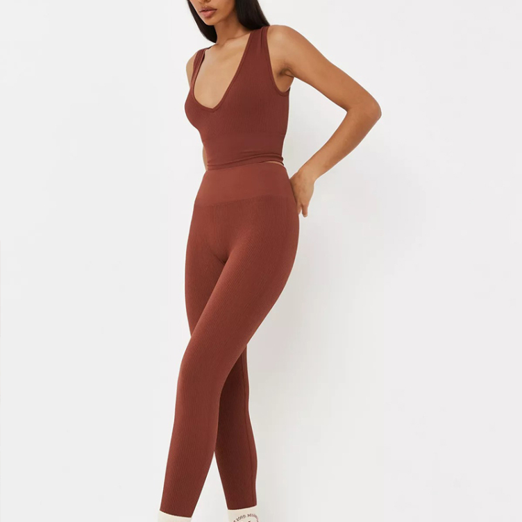 seamless sports bra gym leggings