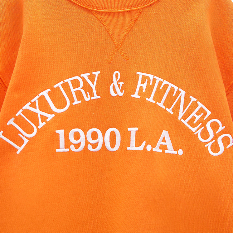 Embroidered Letter Sweatshirt