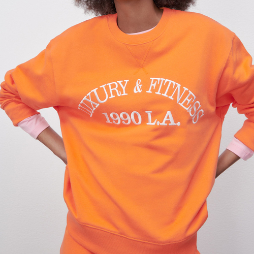 Embroidered Letter Sweatshirt