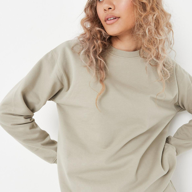khaki sweatshirt