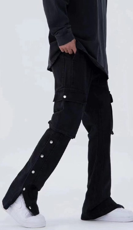 Fashionable irregular jeans