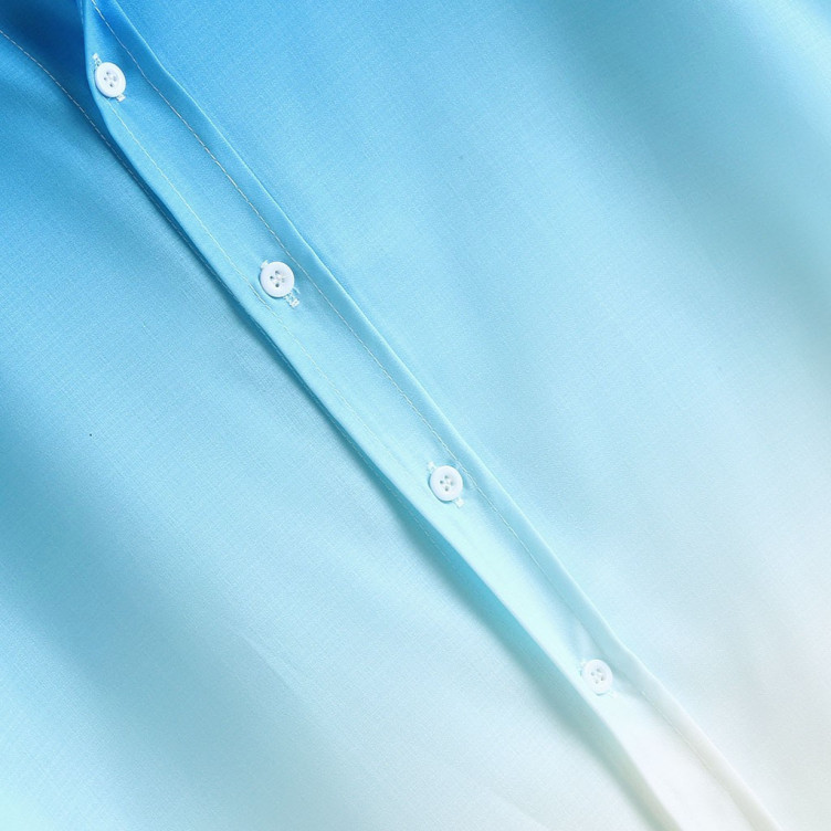 Gradient short-sleeved shirt