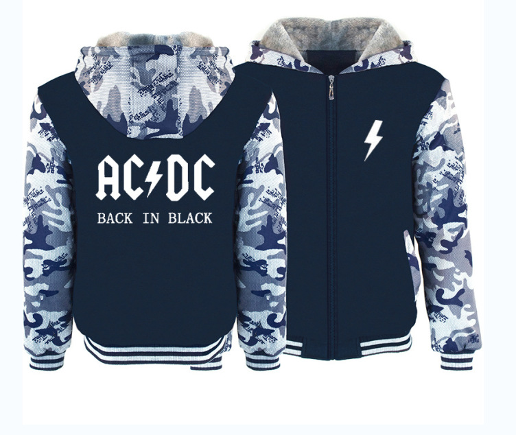Fleece and thick thermal hoodie