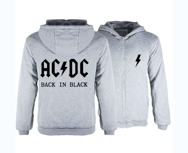 Fleece and thick thermal hoodie
