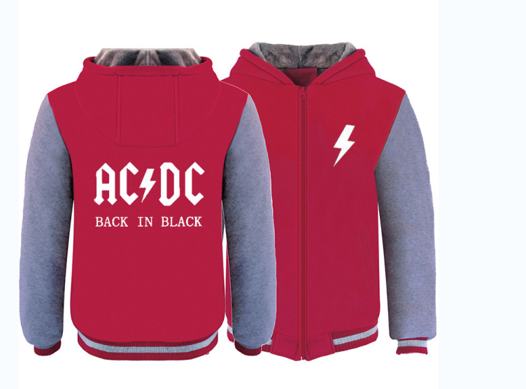 Fleece and thick thermal hoodie