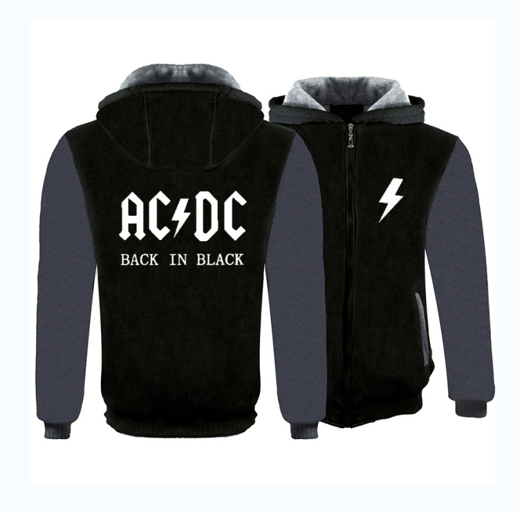 Fleece and thick thermal hoodie
