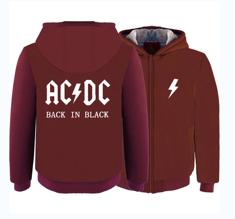 Fleece and thick thermal hoodie