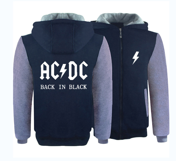 Fleece and thick thermal hoodie