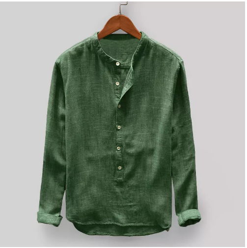 Solid color casual shirt