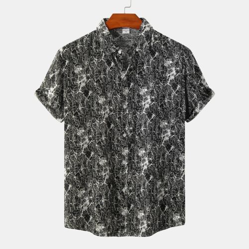 Fashion trend lapel shirt