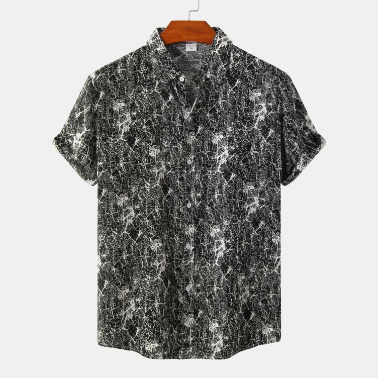 Fashion trend lapel shirt