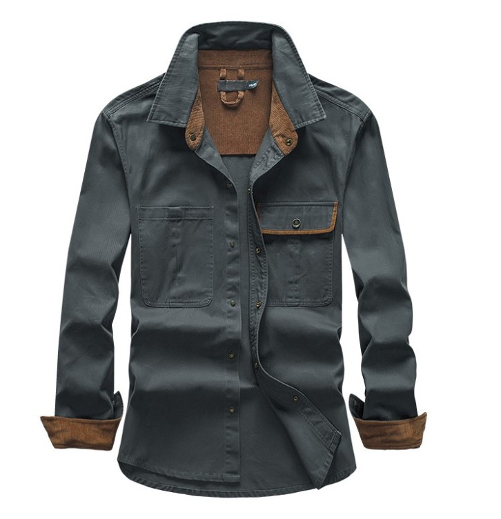 Metal buttons sweatshirt