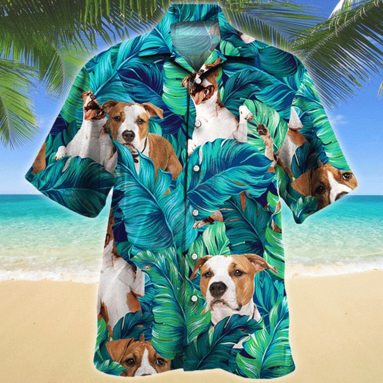 Dog print fashion trend shirt