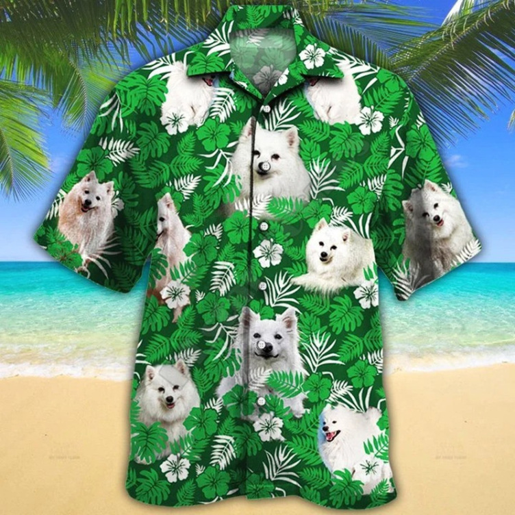 Dog print fashion trend shirt