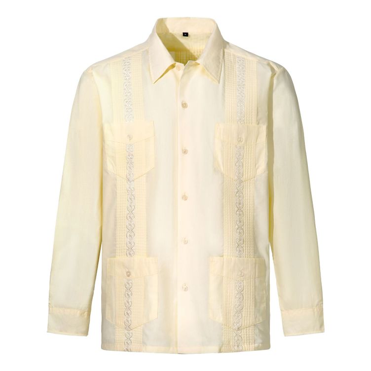 Solid color pull-up fashion trend shirt