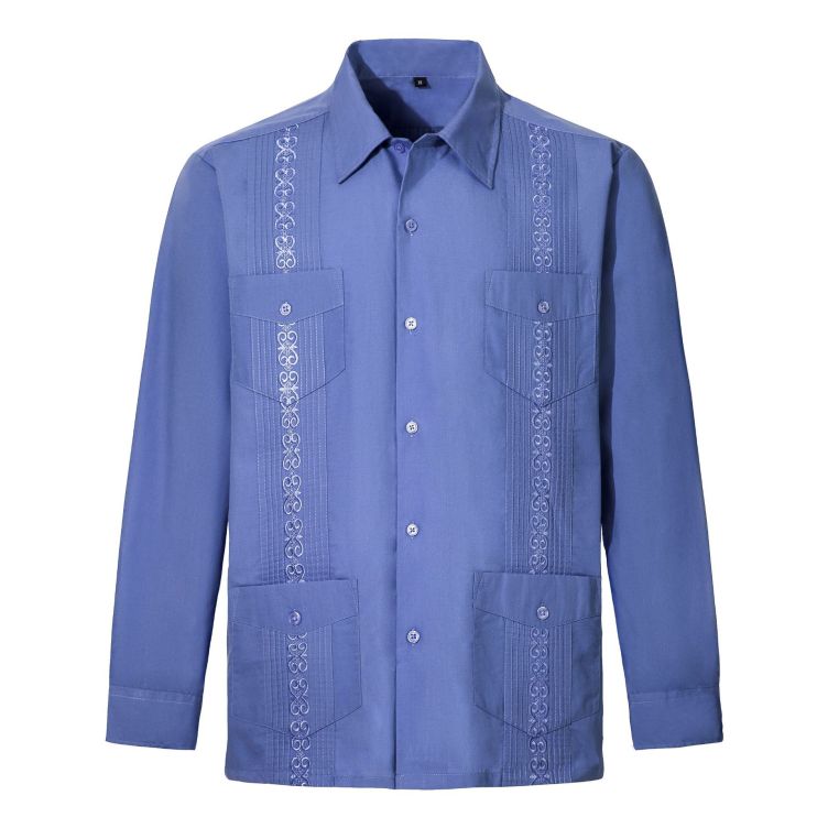 Solid color pull-up fashion trend shirt