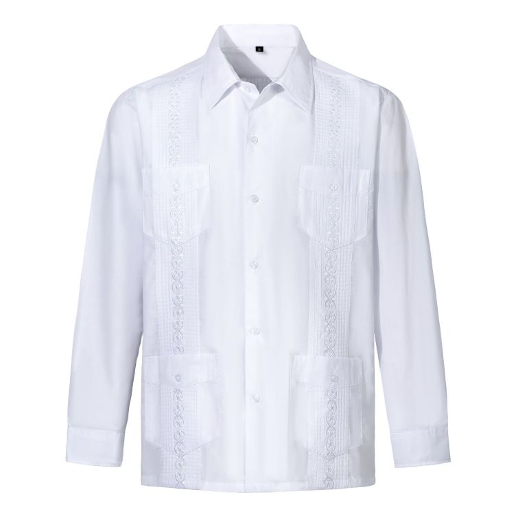 Solid color pull-up fashion trend shirt