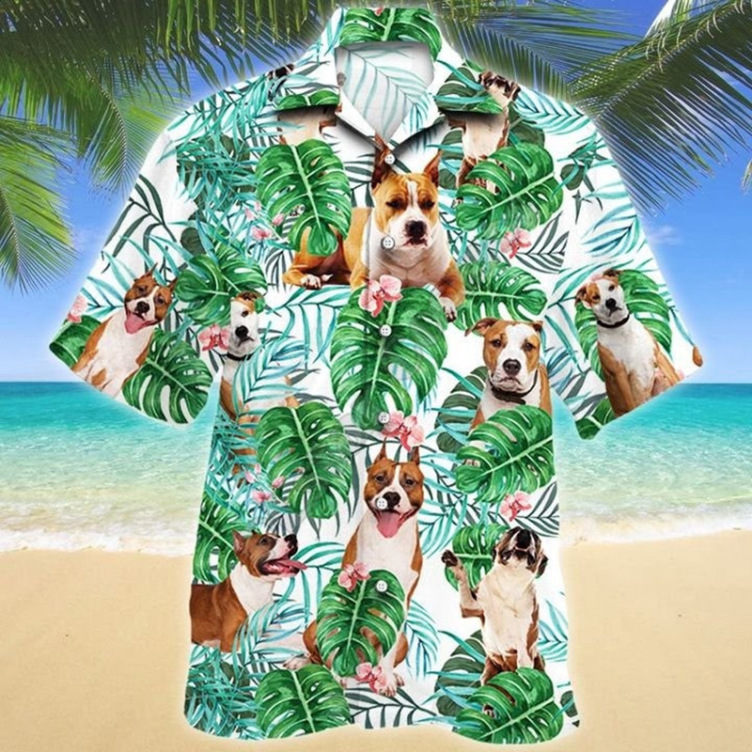 Dog print fashion trend shirt