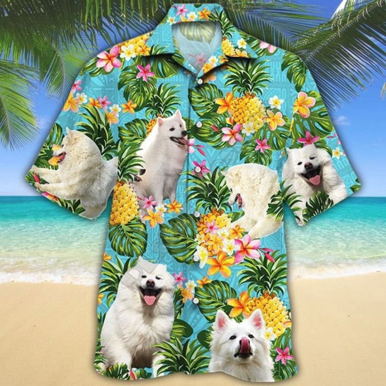 Dog print fashion trend shirt
