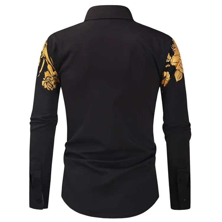 Foil stamped fashion vintage shirt