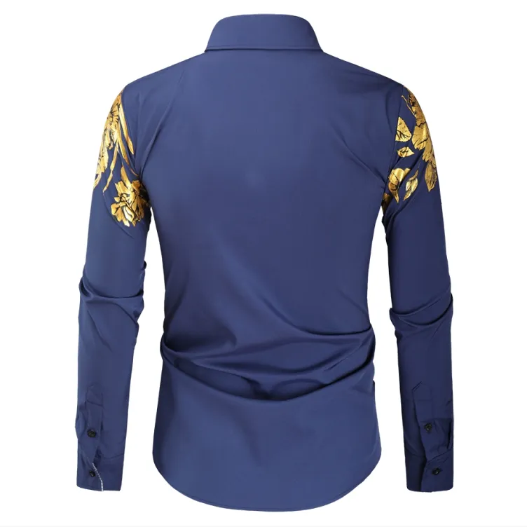 Foil stamped fashion vintage shirt