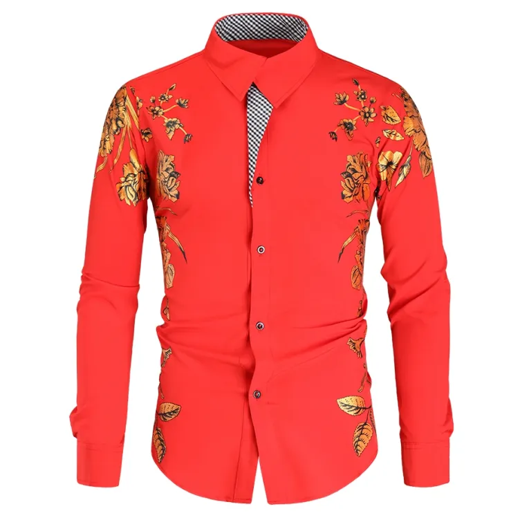 Foil stamped fashion vintage shirt