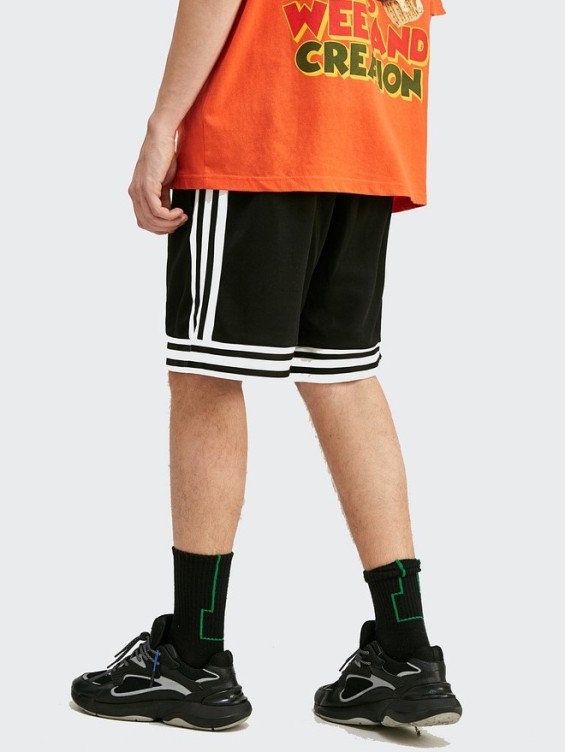 Loose fit athleisure shorts