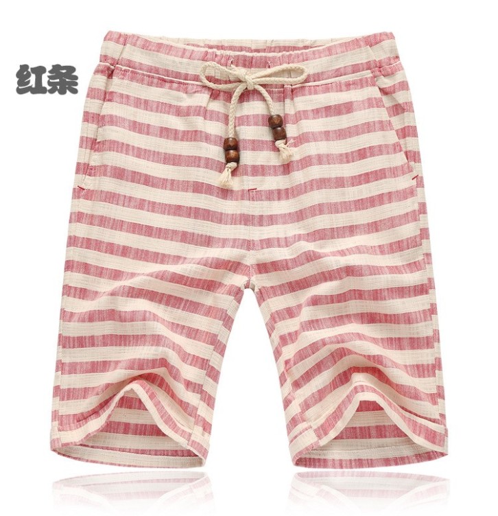 Striped fashion casual beach shorts