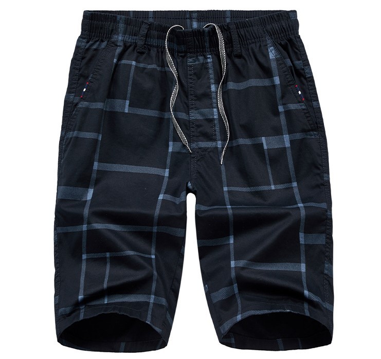 Cotton plaid fashion shorts