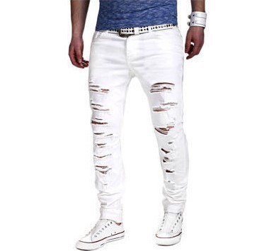 Ripped casual jeans