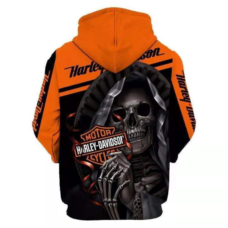 Printed loose fashion trend hoodie
