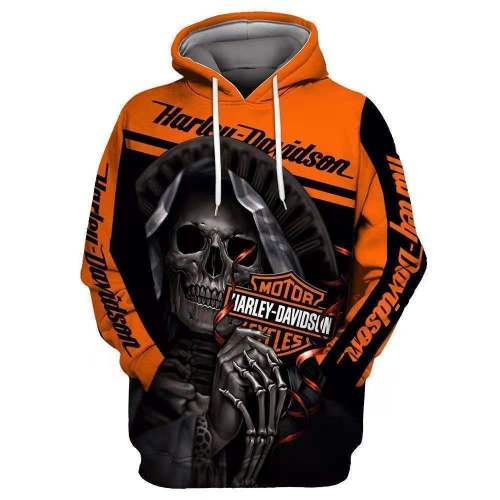Printed loose fashion trend hoodie