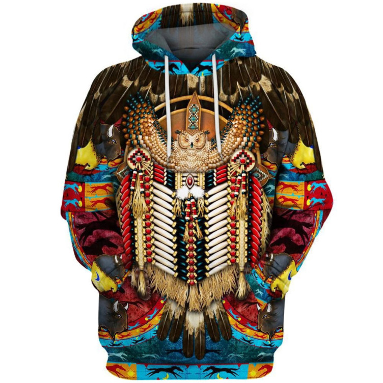 Digital print fashion trend hoodie