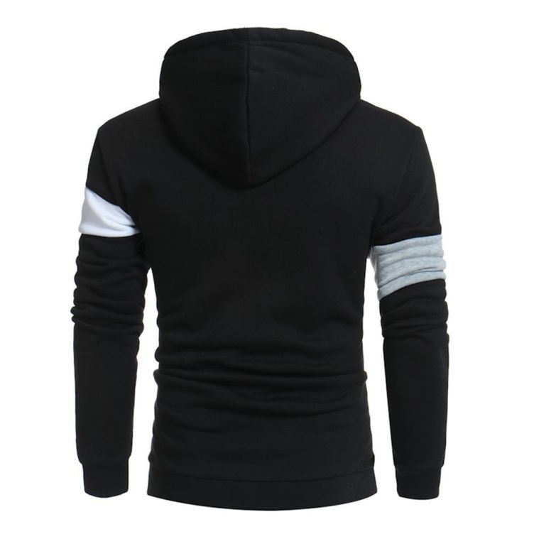Fashionable color-block trend hoodie