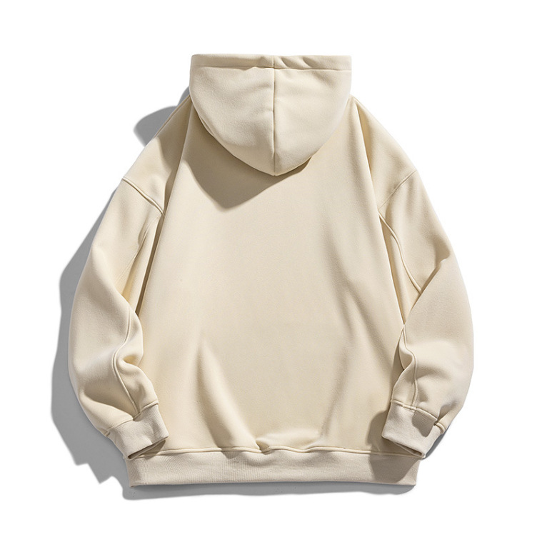Solid color loose fashion trend hoodie