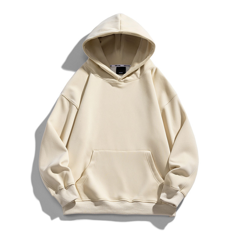Solid color loose fashion trend hoodie